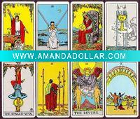 Tarot playing cards