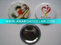 tin button badge