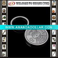 50 year calendar spinner keychain