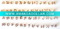 6mm color rhinestone letters