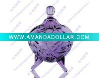 Wholesale Purple Grape Flower Crystal Glass Wedding Bonbonniere