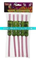 Wholesale plastic hallloween straws