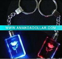 Wholesale LED crystal keychain