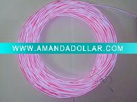 Wholesale purple flashing EL wire for house decoration
