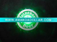 Flashing beer pins