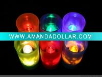 Christmas decorations Electronic candle projecting lamp
