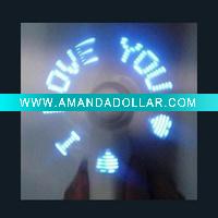lovely flashing mini fan