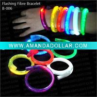 Wholesale fiber flashing bracelet
