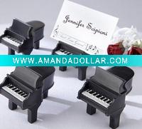 Wholesale Wedding favors Piano Place Card Holders with Cards (Set of Four)