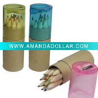 Wholesale 3.5" natural wooden colored pencil