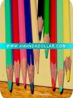 Wholesale 12 color wood pencil