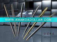 Wholesale gold and chrome high quality cross pen