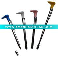 multifunction ball pen with backscratcher