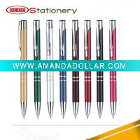 Wholesale Hot Sale Retractable Aluminium Barrel Promotional Pen