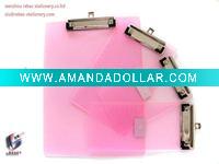 Wholesale A4 pink plastic clip board