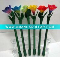 Wholesale Polymer clay nice flower ball pen