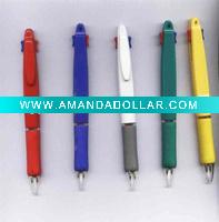 2 in 1 plastic ball pen
