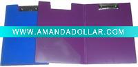 A4 pp clip board w/cover