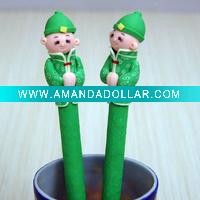 Wholesale Vivid pretty handmade polymer clay craft ink ballpen