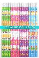 Wholesale colored wooden eraser pencil
