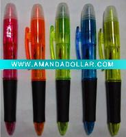 Promotion ball pen Highlighter