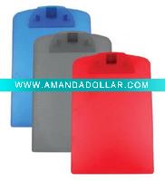 Plastic clipboard