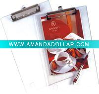 Wholesale A4 translparent clip board OEM clip board Plastic clip board OEM clip board Plastic clip pad
