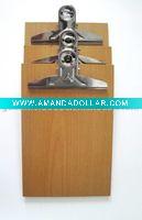 wooden clip board