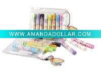Wholesale Packed Eight Colors PVC Eraser