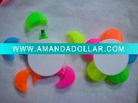 Wholesale promotional gift flower shape highlighter pen