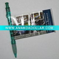 pull out banner ball pen