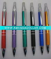 Wholesale Hot Sale Retractable Aluminium Barrel Promotional Pen