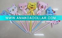 Wholesale Animal plush ball-pen,novel ball-pen,Cartoon plush pen,gift ball-pen