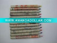 Wholesale promotion recycle eco newspaper pencil