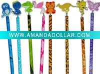 Wholesale 2011 fashion loverly cartoon wooden pencil stationery