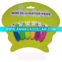 plastic mini highlighter