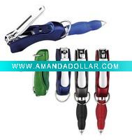 Wholesale nail-clippers pen, light pen, knife pen