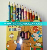 3.5" 12 colored pencil