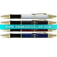 Wholesale Metal Ball Pen/Roller Ball Pen Easy Click Action Promotional Pen With Comfortable Rubberized Grip Area For Effortless Writing.