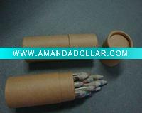 Natural Mini Newspaper Colored Pencil Set
