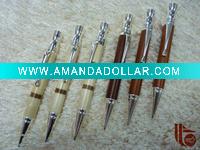 Wholesale QS12WB promotional gift wood ball pen