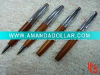 Wholesale QS17WB promotional gift wood ball pen
