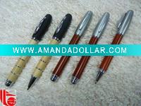 Wholesale QS19WB promotional gift wood ball pen