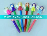soft ceramic angel shape ball pen
