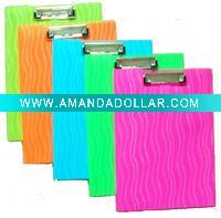 A4 pp clip board w/cover
