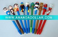 Wholesale Cartoon shape Promotion soft ceramic ball pen