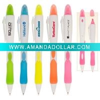 Wholesale Two head Highlighter Ball Pens