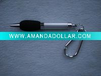 Wholesale metal ball pen with key chain