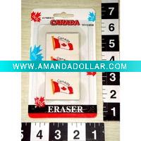 Wholesale BT-1046 Canada banner novelty erasers