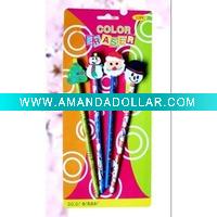BT-1035 promotional pencil with cartoon eraser